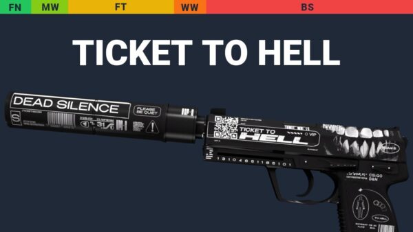 USP-S | Ticket to Hell (Minimal Wear) - Image 3